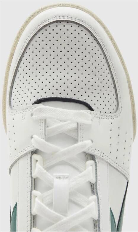 Diadora Witte Leren Sneakers Unisex Wit Dames