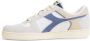Diadora Witte Leren Sneakers Met Rubberen Zool En Sportieve Details - Thumbnail 4