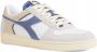 Diadora Witte Leren Sneakers Met Rubberen Zool En Sportieve Details - Thumbnail 5