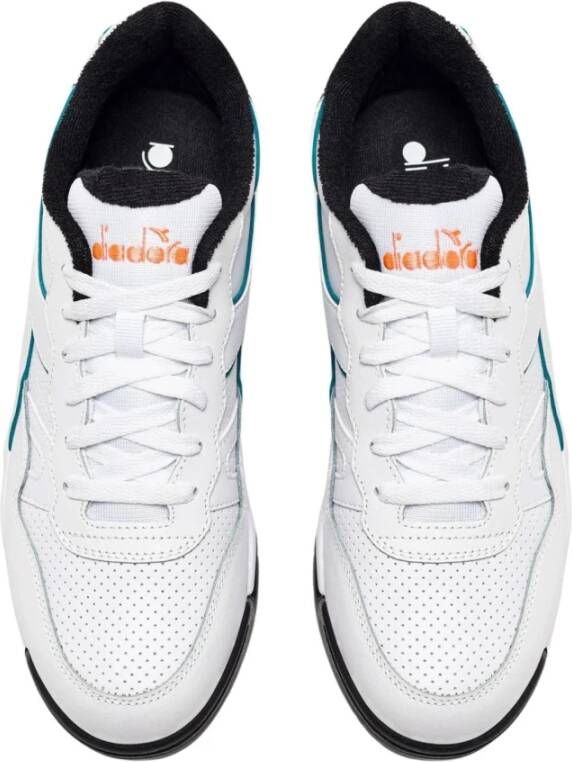 Diadora Witte Leren Tennis Sneaker Winner