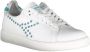 Diadora Witte Vetersneakers met Contrasterende Accenten White Dames - Thumbnail 2
