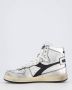 DIADORA Hoge Sneakers Dames Mi Basket Used Z Maat: 36 Materiaal: Leer Kleur: Zilver - Thumbnail 6
