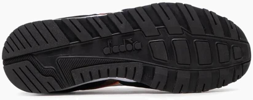 Diadora Zwarte & Groene Beench N902 Sneakers Bruin Heren