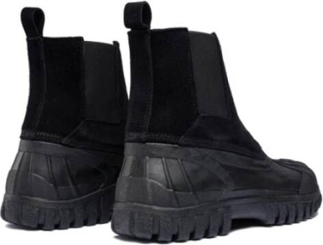 Diemme Balbi Zwart Suède Chelsea Duck Boot Black Heren