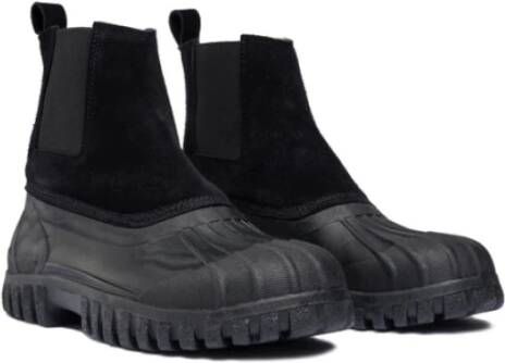 Diemme Balbi Zwart Suède Chelsea Duck Boot Black Heren