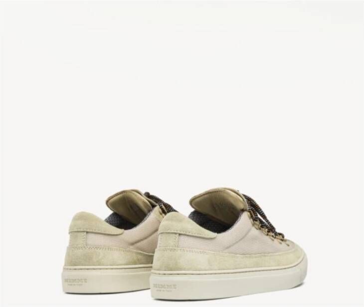 Diemme Ecru Lage Sneakers met Metalen Hardware Beige Heren