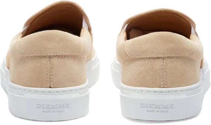 Diemme Slip-On Sand Suède Sneakers Beige Heren