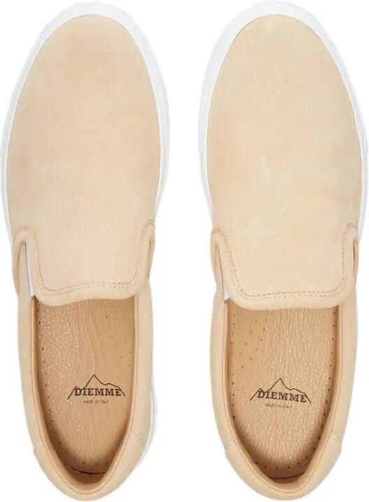 Diemme Slip-On Sand Suède Sneakers Beige Heren