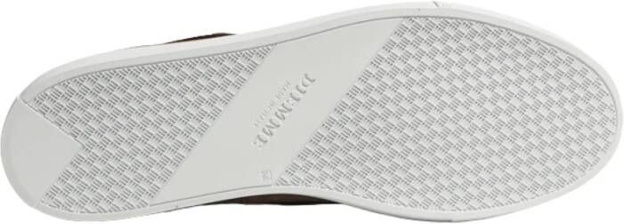 Diemme Klassieke Sportieve Sneaker in Taupe Stof