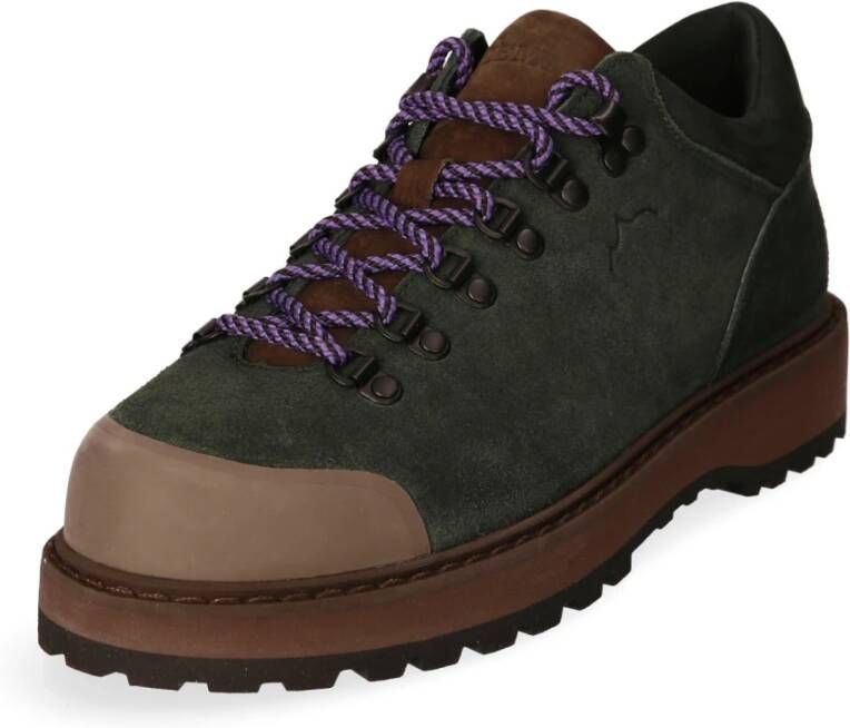 Diemme Suede Low-Top Boots Green Heren