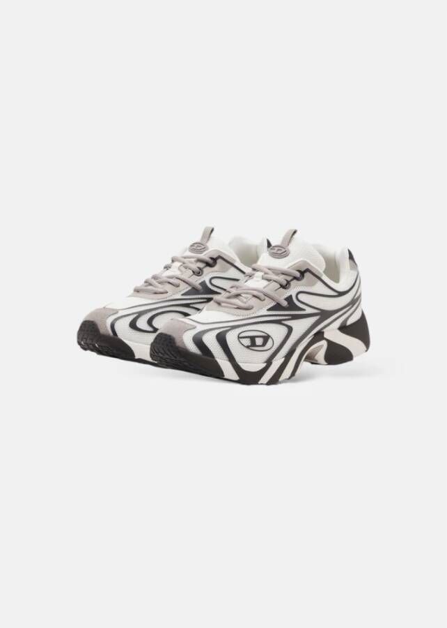 Diesel Ademende hardloopsneakers met Oval D-logo