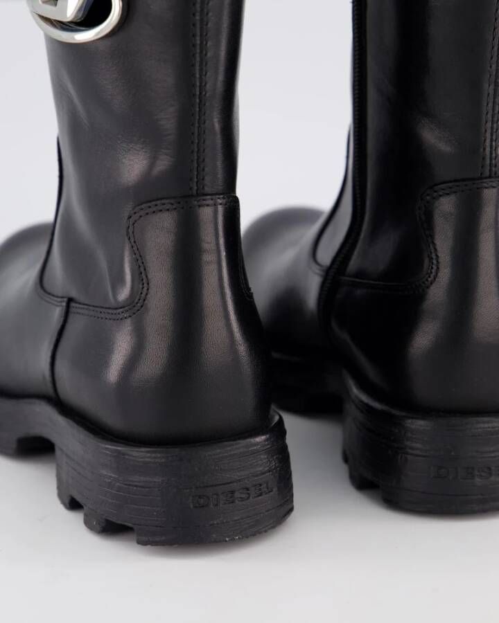 Diesel Biker Boot in zwart Hammer-stijl