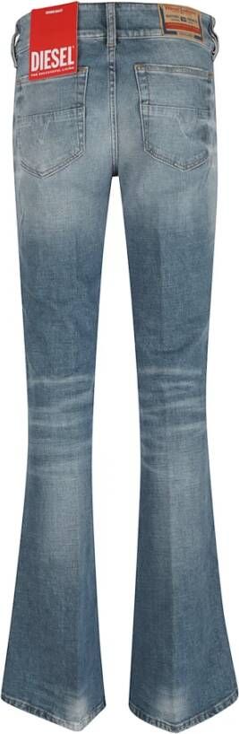 Diesel Blauwe Bootcut Jeans Aw25 Stijlvol Stiksel