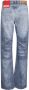Diesel Boot-Cut Denim Jeans met Jacquard Weefsel - Thumbnail 2