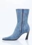 Diesel D-Allas Bt Ankle boot in washed denim Blue - Thumbnail 4