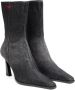 Diesel D-Allas Bt Ankle boot in washed denim Black Dames - Thumbnail 2