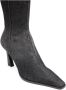 Diesel D-Allas Bt Ankle boot in washed denim Black Dames - Thumbnail 5
