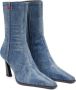 Diesel D-Allas Bt Ankle boot in washed denim Blue - Thumbnail 9