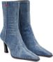 Diesel D-Allas Bt Ankle boot in washed denim Blue Dames - Thumbnail 9