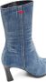 Diesel D-Allas Bt Ankle boot in washed denim Blue - Thumbnail 11