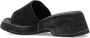 Diesel Sa-Oval D Pf W Denim slide sandals with Oval D strap Black Dames - Thumbnail 11