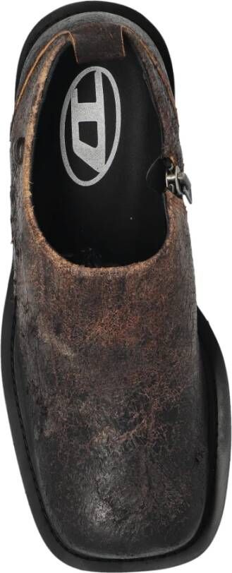 Diesel 'D-Texan' leren schoenen