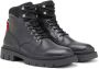 Diesel D-Troit BT Lace-up boots with tape tag Black Heren - Thumbnail 8