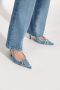 Diesel D-Venus SB Slingback pumps in distressed denim Blue Dames - Thumbnail 4