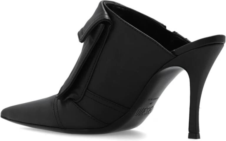 Diesel D-Venus muilen Zwart Dames