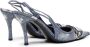 Diesel D-Venus SB Slingback pumps in distressed denim Blue Dames - Thumbnail 6