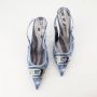 Diesel D-Venus SB Slingback pumps in distressed denim Blue Dames - Thumbnail 15