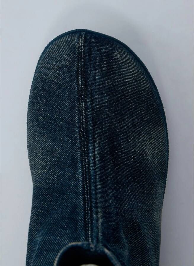 Diesel Denim laarzen met achterlogo patch