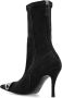 Diesel Gehakte enkellaarzen D-Venus Black Dames - Thumbnail 5