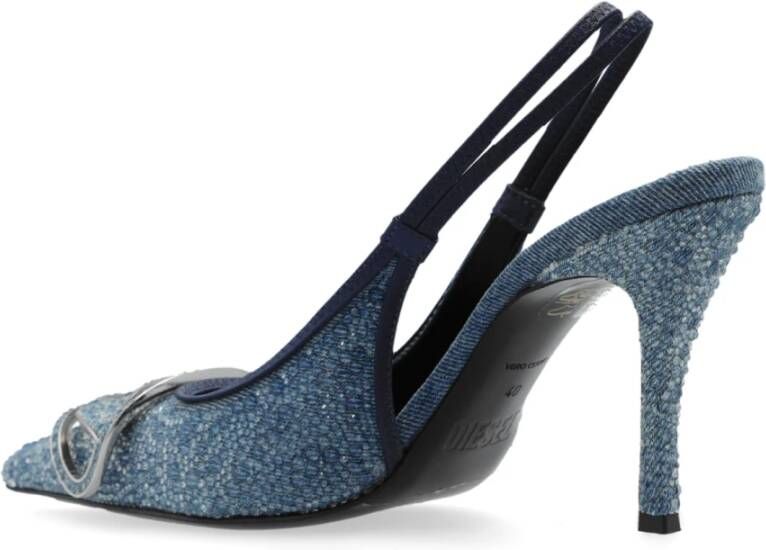 Diesel Hakken schoenen D-Venus Blue Dames