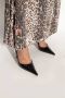 Diesel Zwarte Leren Pumps met Puntige Neus en Stiletto Hak Black Dames - Thumbnail 4