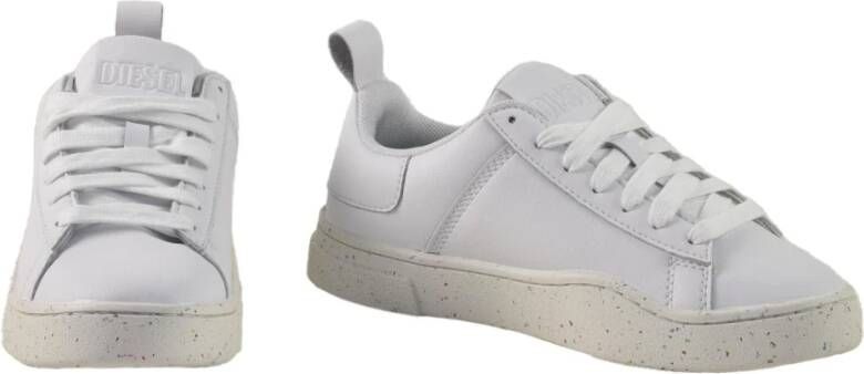 Diesel Leren Rubberen Zool Sneakers