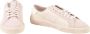 Diesel Leren Sneakers met Rubberen Zool White Dames - Thumbnail 4