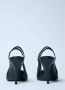Diesel Nappa Leren Slingback Stiletto Pumps Black Dames - Thumbnail 7