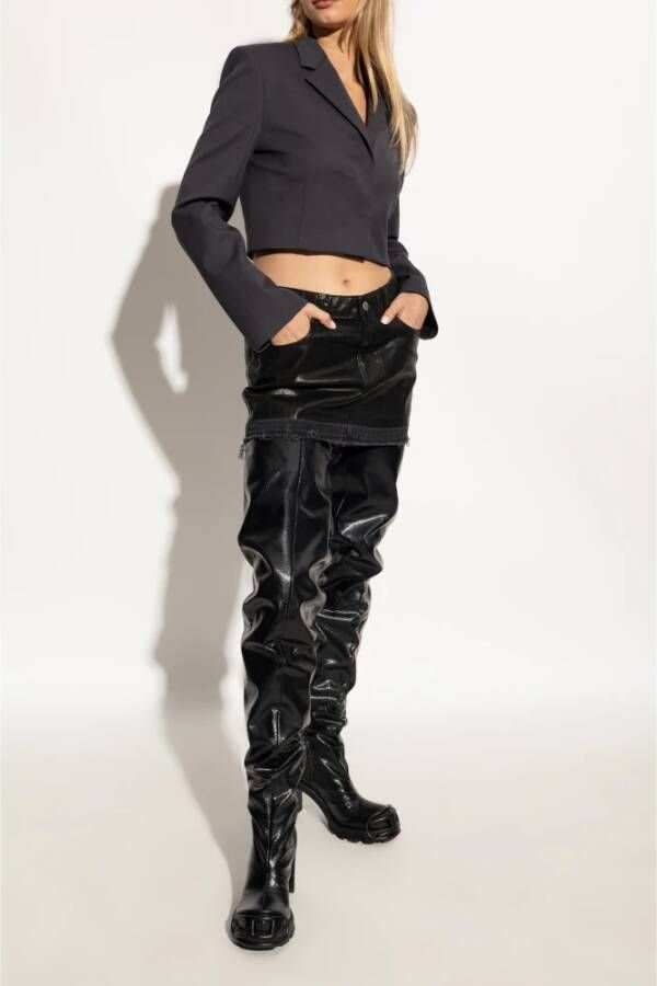 Diesel Over-de-knie laarzen D-Hammer Black Dames