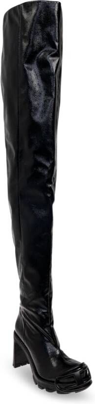 Diesel Over-de-knie laarzen D-Hammer Black Dames