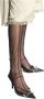 Diesel Nappa Leren Slingback Stiletto Pumps Black Dames - Thumbnail 3