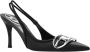 Diesel Nappa Leren Slingback Stiletto Pumps Black Dames - Thumbnail 5