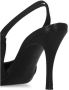 Diesel Nappa Leren Slingback Stiletto Pumps Black Dames - Thumbnail 11