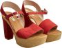 Diesel Rustieke Moderne Hoge Hak Sandalen - Thumbnail 2