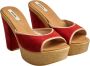 Diesel Rustieke Moderne Hoge Hak Sandalen - Thumbnail 2