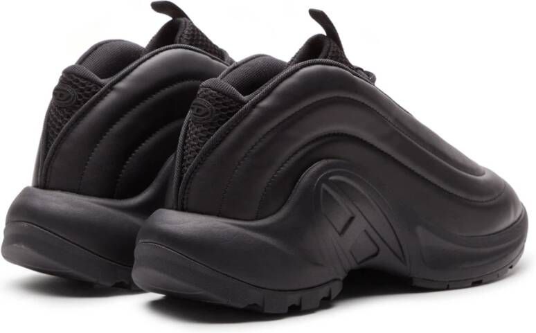 Diesel S-D-Runner X Slip-on sneakers with matte Oval D instep Black Unisex