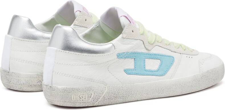 Diesel S-Leroji Low W Pastel leather and suede sneakers Multicolor Dames