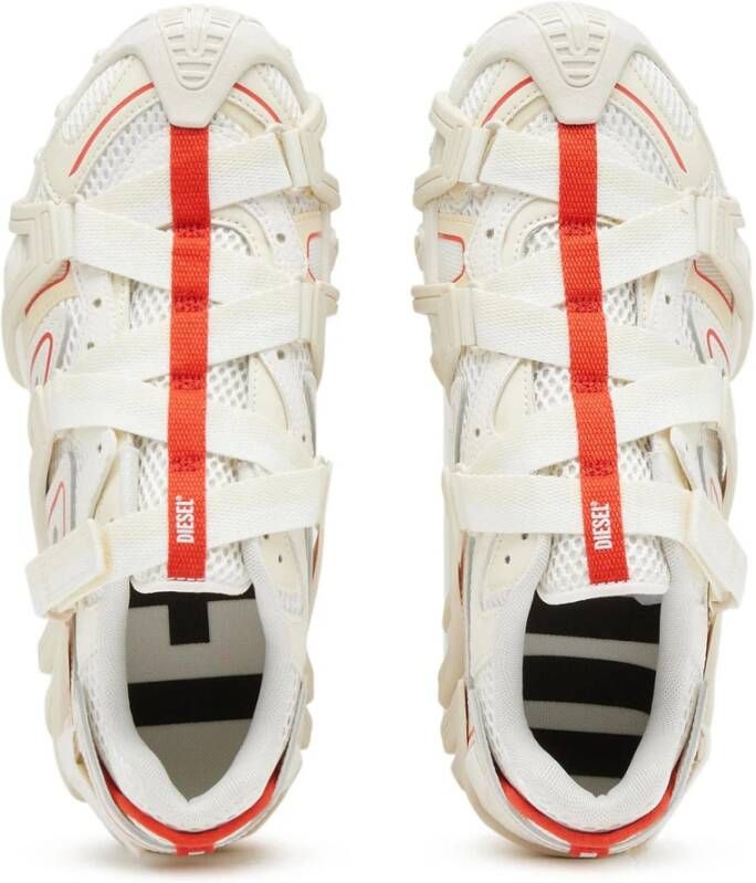 Diesel S-Prototype-CR W Cage sneakers in mesh and leather White Dames