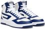 Diesel S-Ukiyo V2 Mid High-top sneakers with D branding Blue Heren - Thumbnail 3