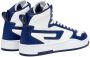 Diesel S-Ukiyo V2 Mid High-top sneakers with D branding Blue Heren - Thumbnail 4